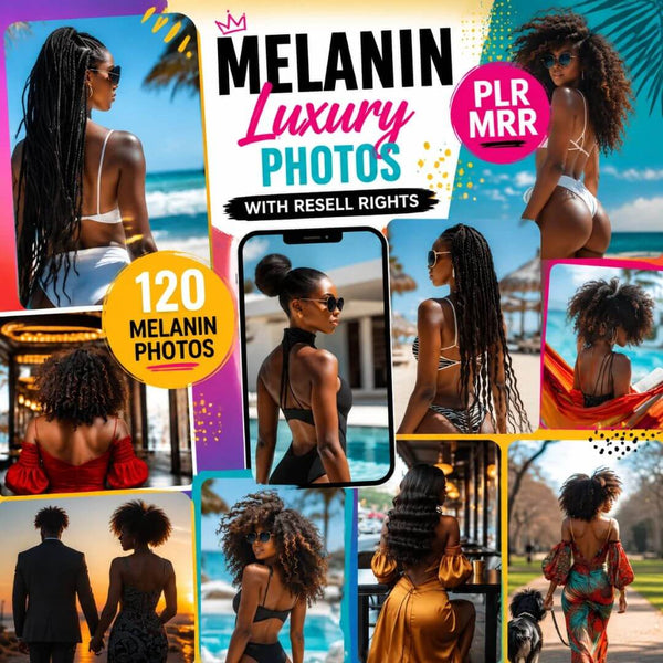 120+ Luxury Melanin Images for Instagram, Marketing & Content Creators