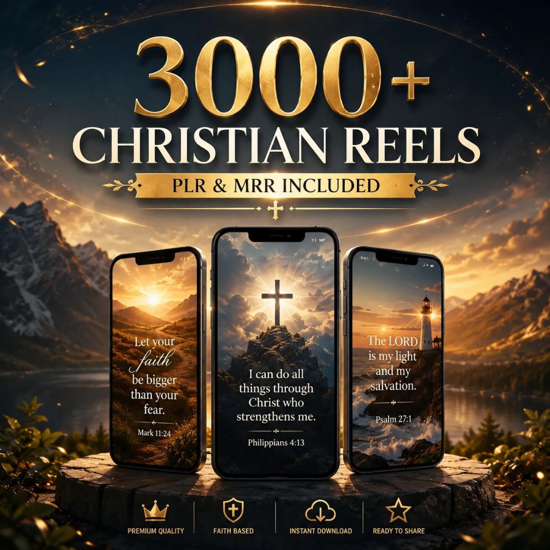 3000+ Christian Reels Videos with Bible Verses