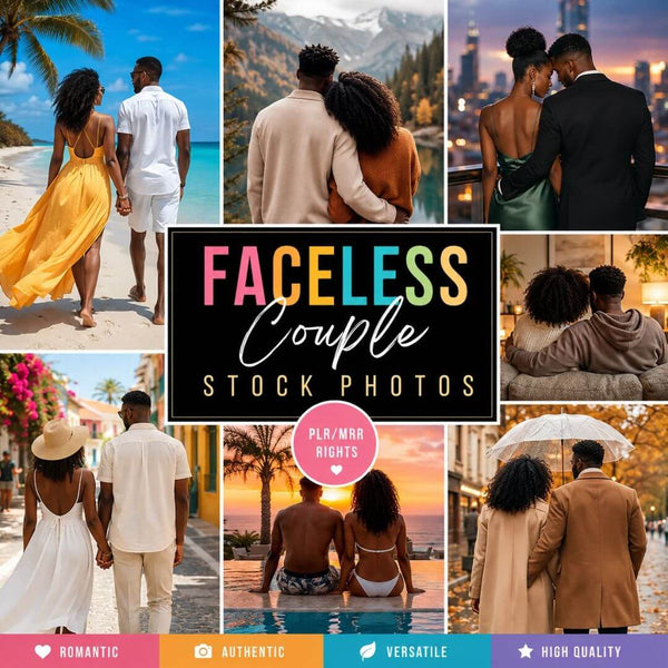 70 Melanin Couple Faceless Content Bundle