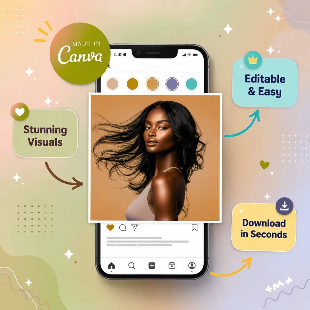 150 Luxury Melanin Hair Stock Photos Bundle