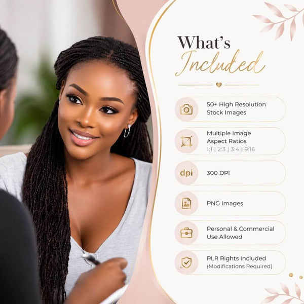 120+ Melanin Mental Health & Wellness Stock Photos Bundle