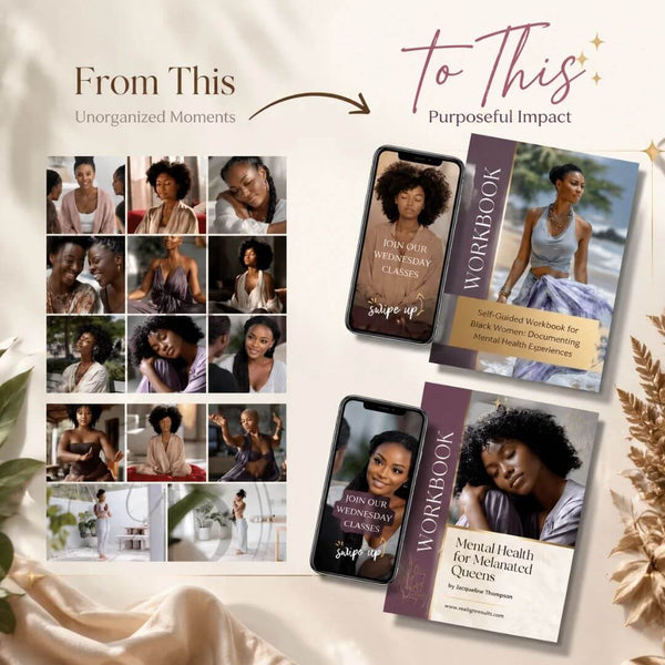 120+ Melanin Mental Health & Wellness Stock Photos Bundle