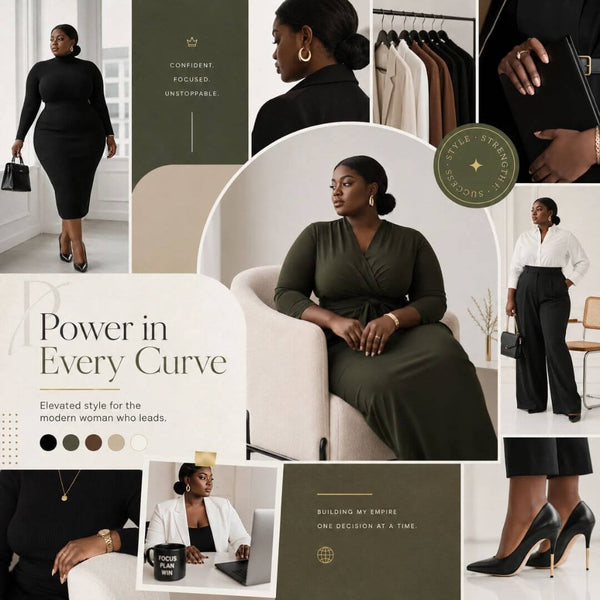 95 Plus Size Melanin Girl Boss Stock Photos Bundle