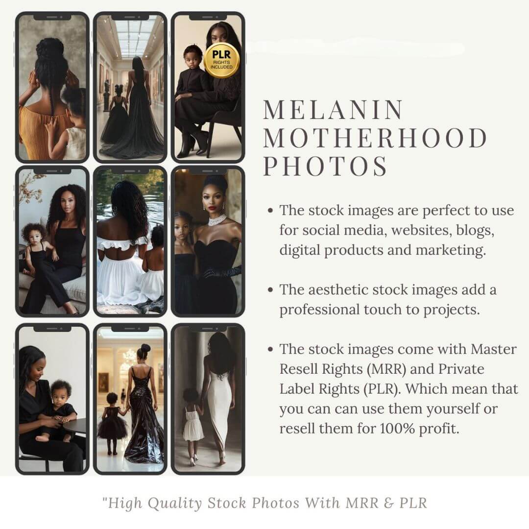 60 Melanin Motherhood Stock Photos