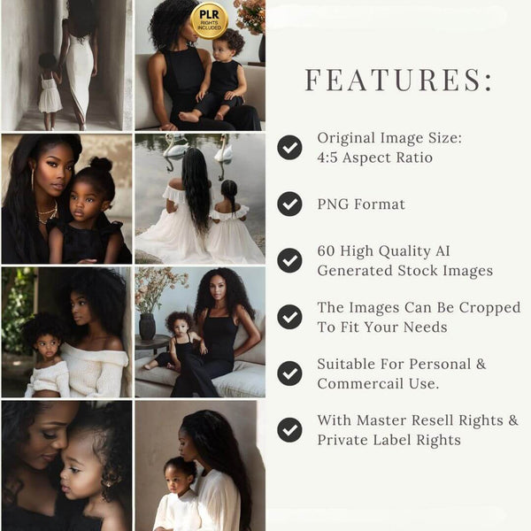 60 Melanin Motherhood Stock Photos