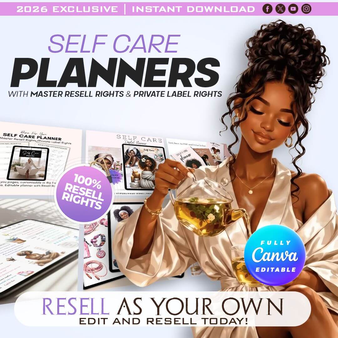 330 Melanin Self-Care Planner
