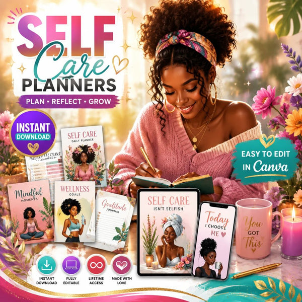 330 Melanin Self-Care Planner