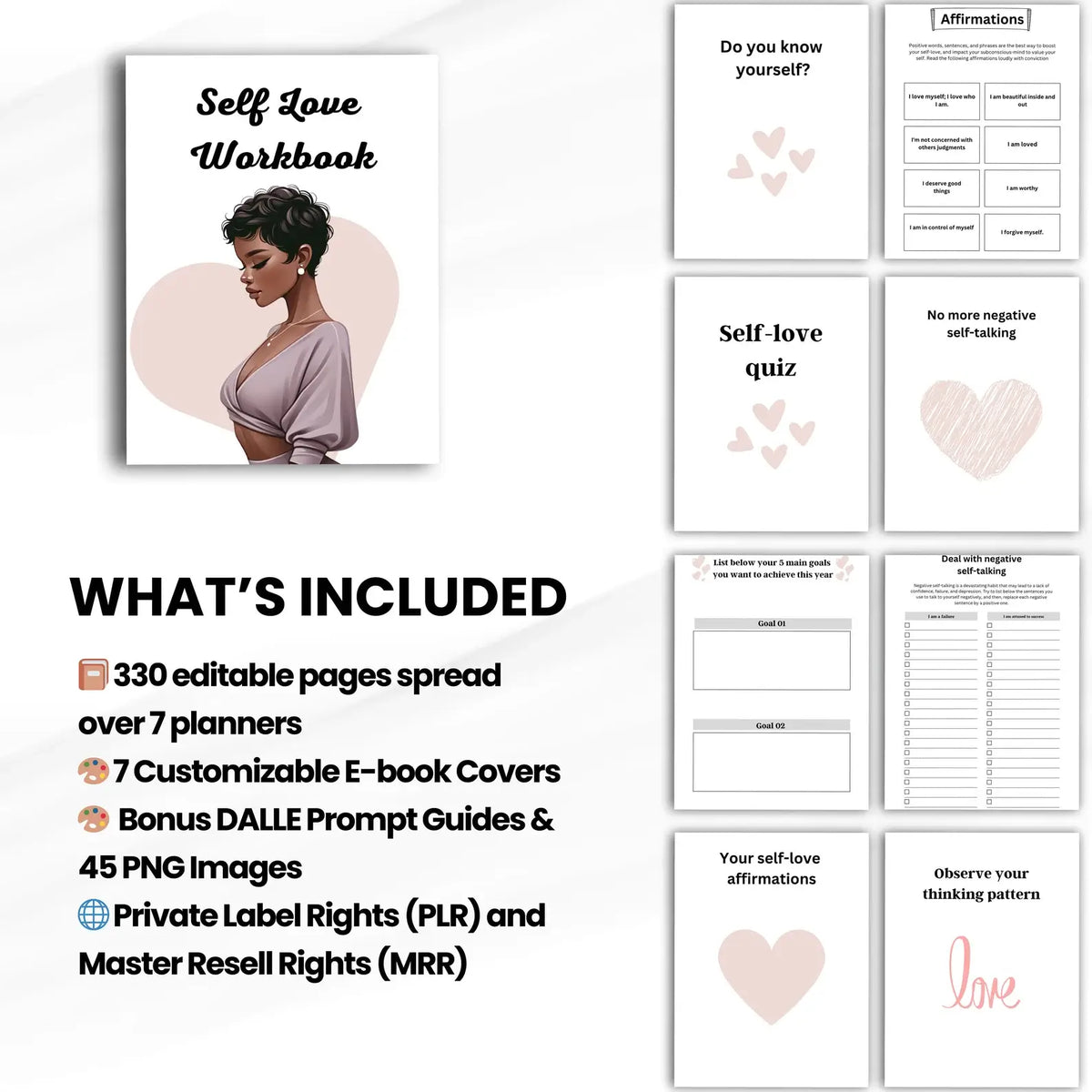 330 Melanin Self-Care Planner