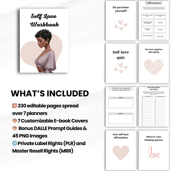 330 Melanin Self-Care Planner