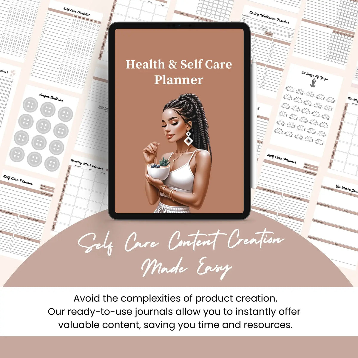 330 Melanin Self-Care Planner