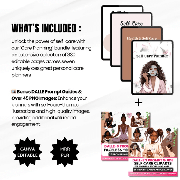 330 Melanin Self-Care Planner