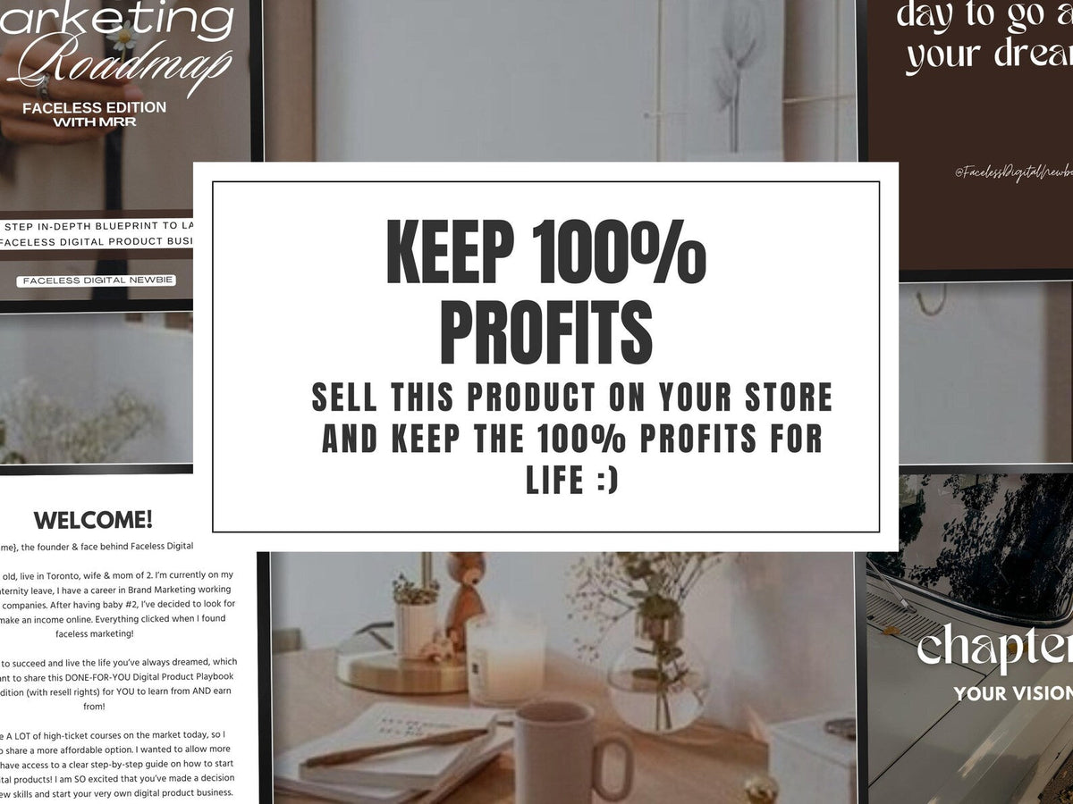 3,000+ Melanin Luxury Content Bank | Faceless Reels for Social Media