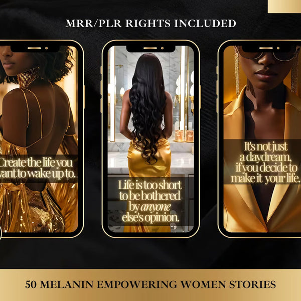 Melanin Women Empowerment Instagram Templates
