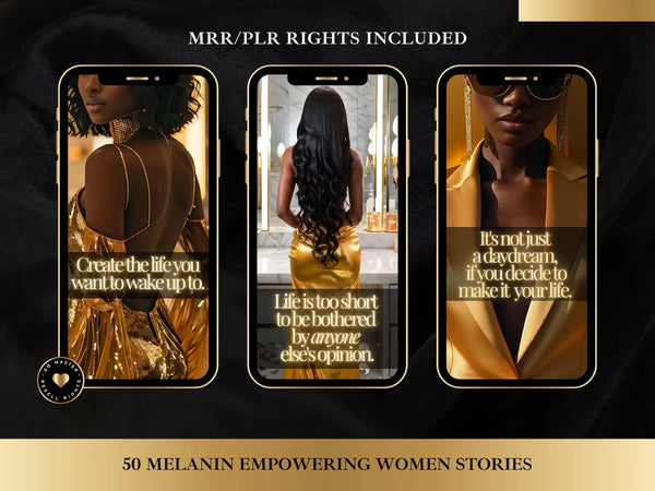 Melanin Women Empowerment Instagram Templates