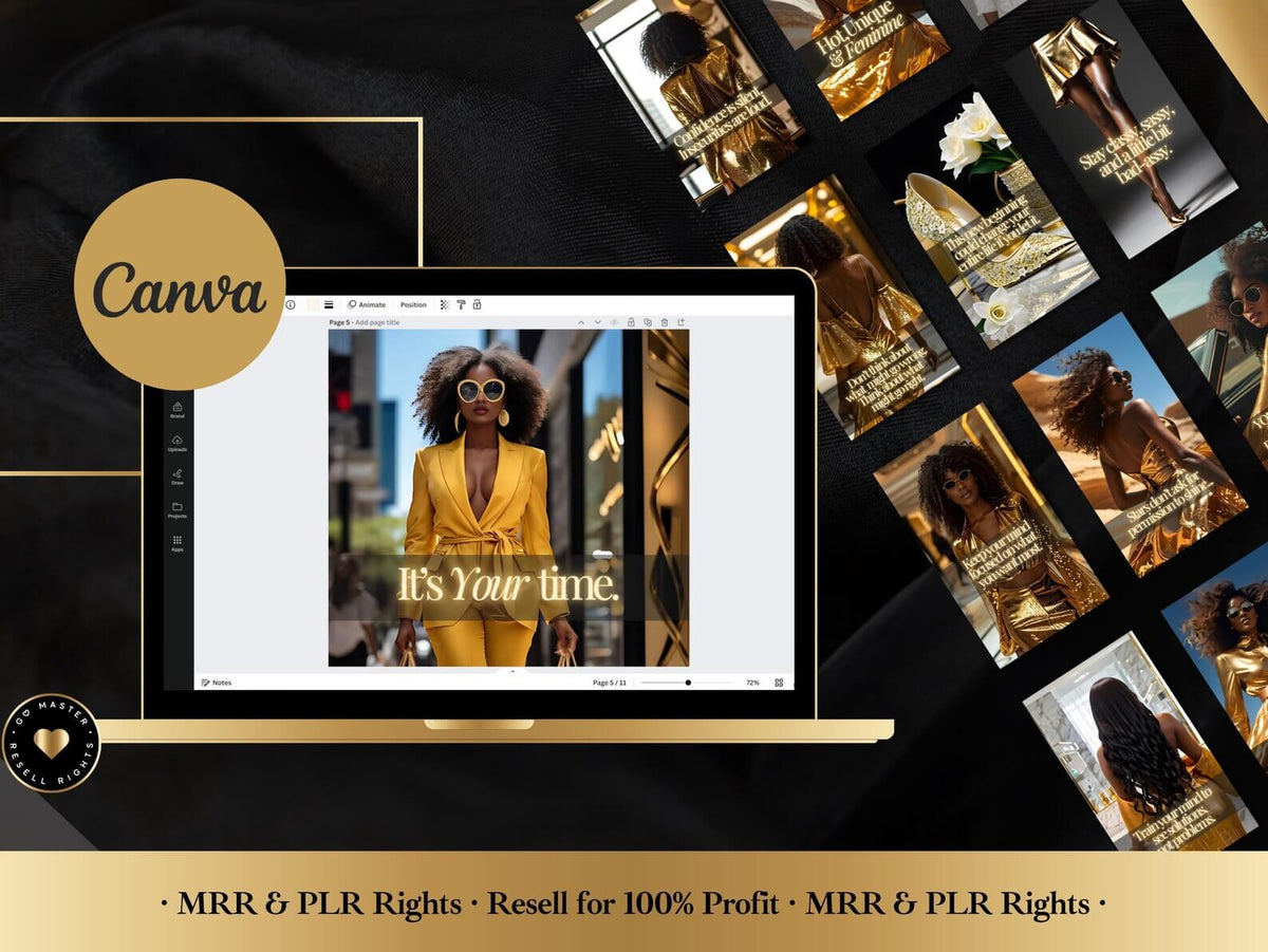 Melanin Women Empowerment Instagram Templates