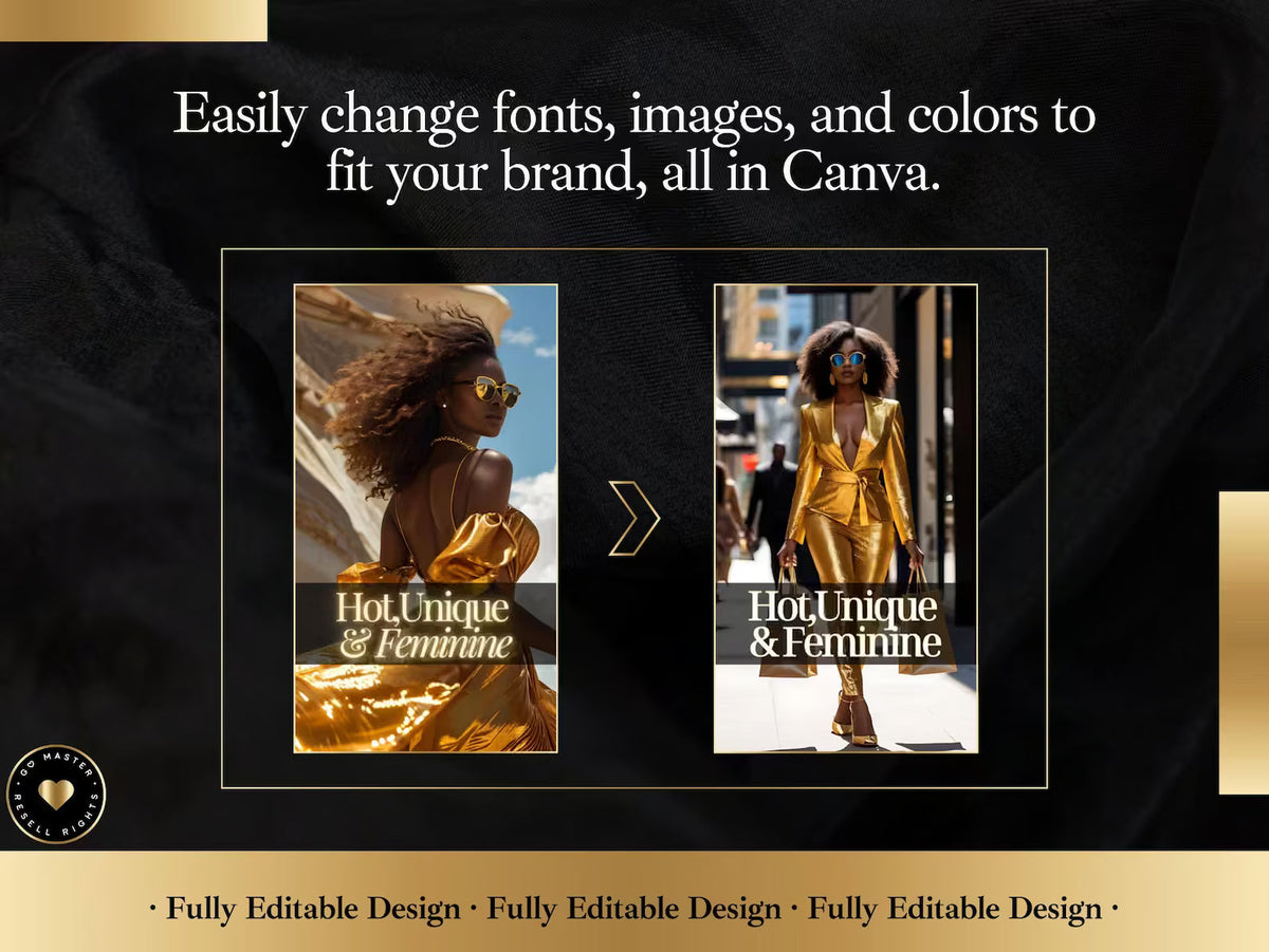 Melanin Women Empowerment Instagram Templates