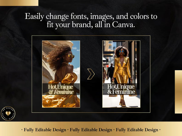 Melanin Women Empowerment Instagram Templates