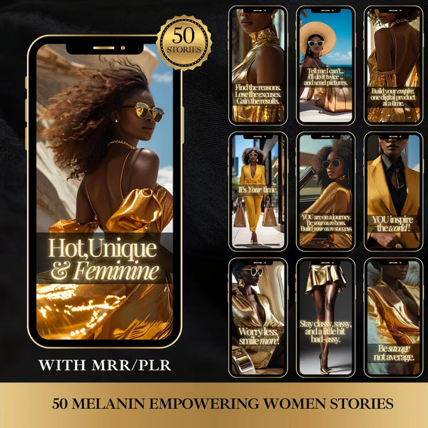 Melanin Women Empowerment Instagram Templates