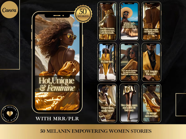 Melanin Women Empowerment Instagram Templates