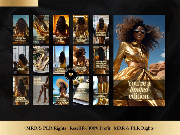 Melanin Women Empowerment Instagram Templates