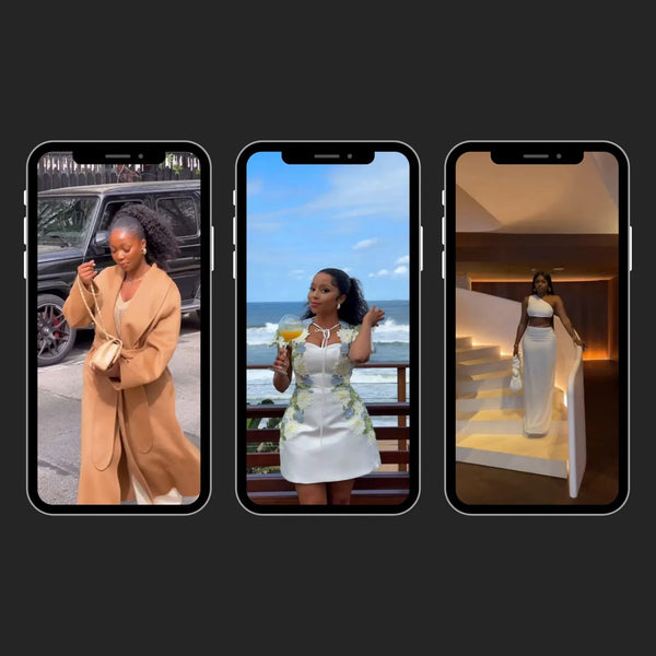 3,000+ Melanin Luxury Content Bank | Faceless Reels for Social Media