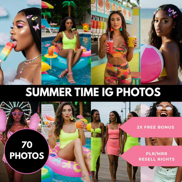 70 Melanin Summer Lifestyle Stock Photos | Poolside, Vacation & Social Media Content