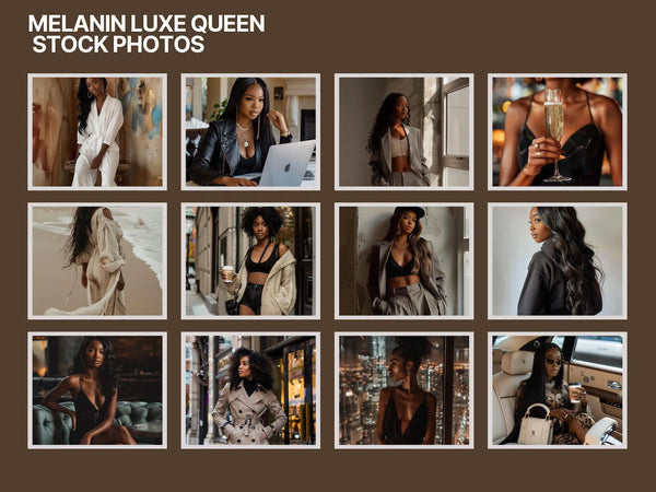 300 Melanin Luxury Aesthetic Photos
