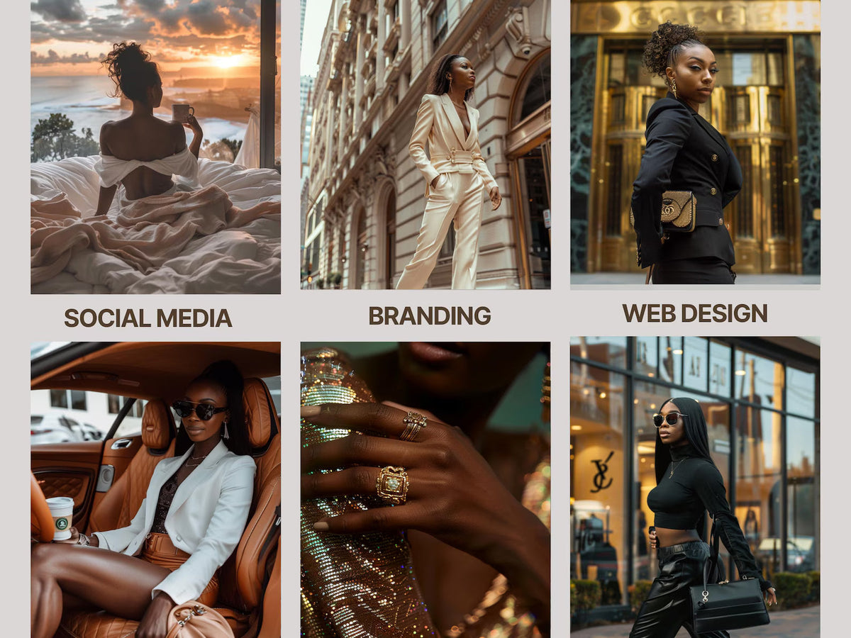 300 Melanin Luxury Aesthetic Photos