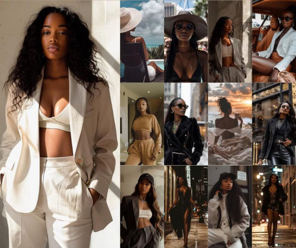 300 Melanin Luxury Aesthetic Photos