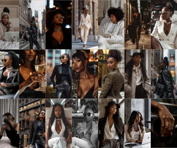 300 Melanin Luxury Aesthetic Photos