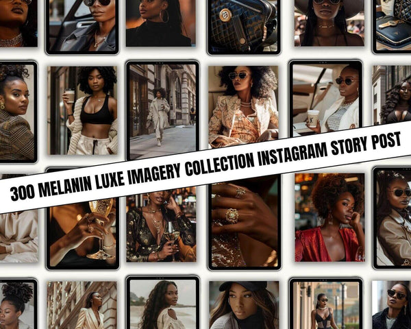 300 Melanin Luxury Aesthetic Photos