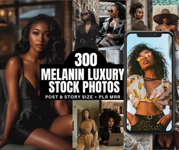 300 Melanin Luxury Aesthetic Photos