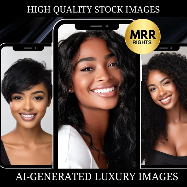 Black Women Stock Photos Bundle