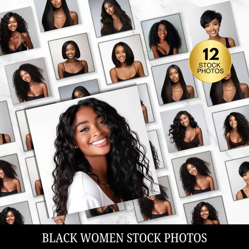 Black Women Stock Photos Bundle
