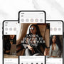 Melanin Instagram Post Templates for Faceless Digital Marketing
